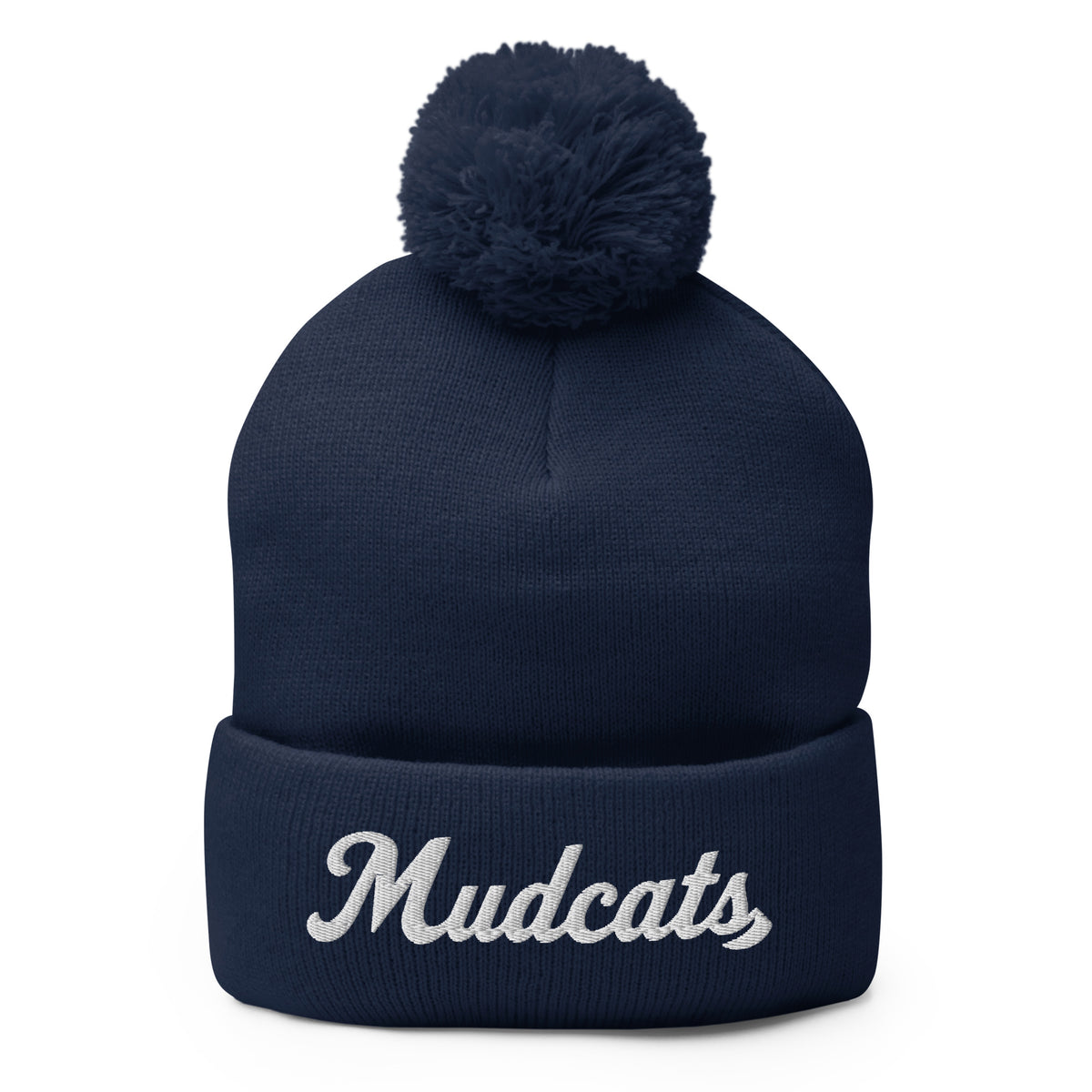 Pom-Pom Beanie | Geneseo Mudcats | Lettermark Logo