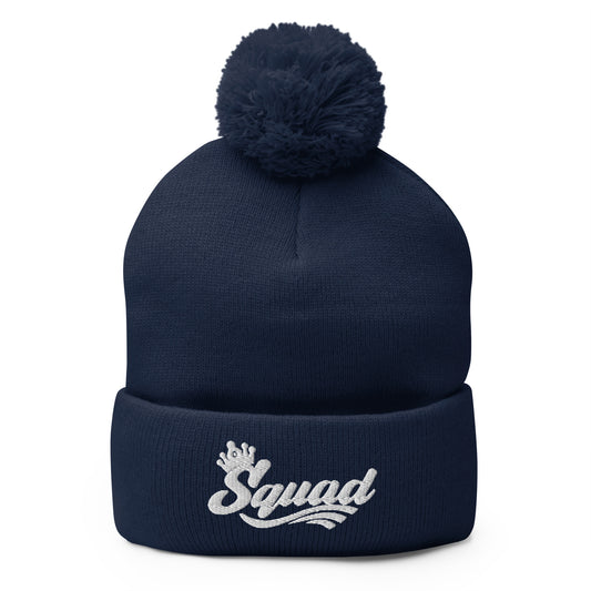Pom-Pom Beanie | Buffalo Bomb Squad 16u | Crest Logo