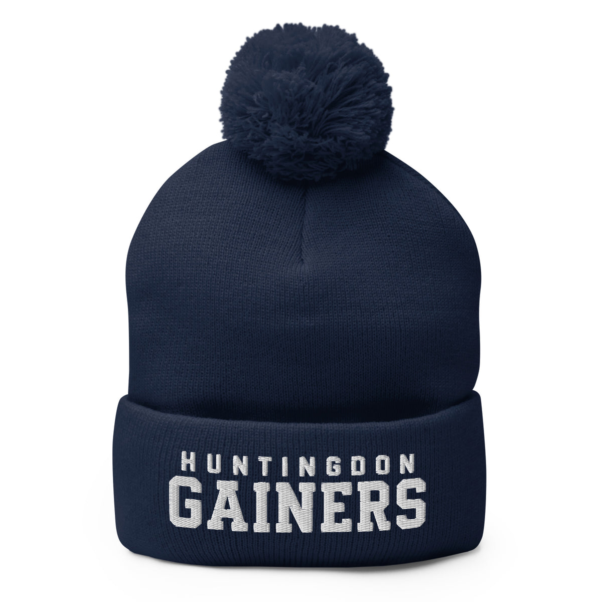 Pom-Pom Beanie | HCC Gymnastics | Gainers Emblem Logo