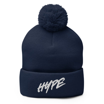 Pom-Pom Beanie | Hype Baseball Club | Crest Logo