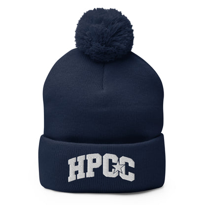 Pom-Pom Beanie | Hyde Park Cowboys | Emblem Logo