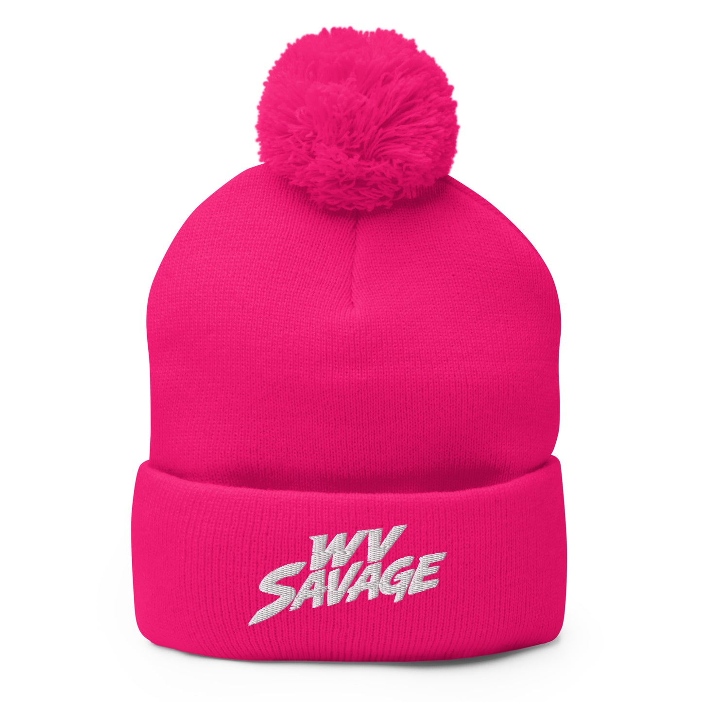 Pom-Pom Beanie | Savage | Crest Logo