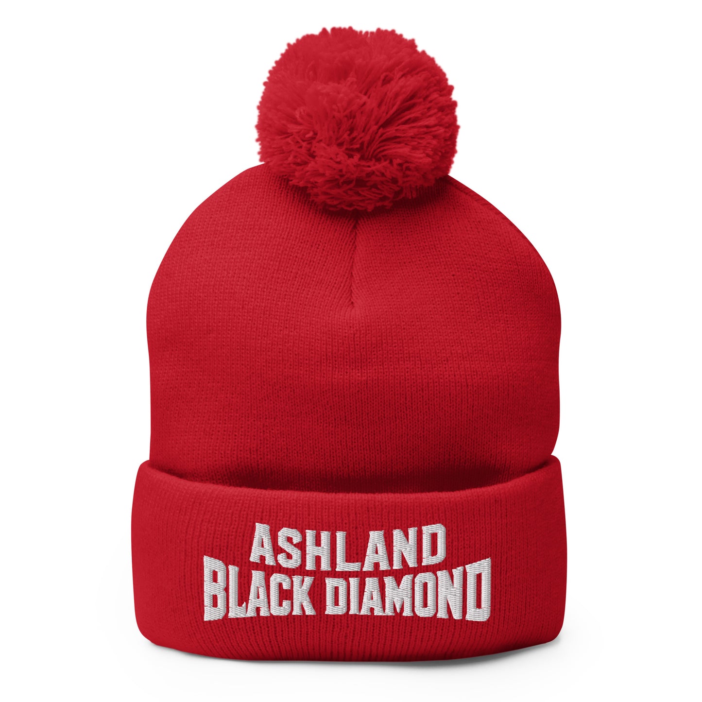 Pom-Pom Beanie | Ashland Black Diamonds | Vanguard Logo