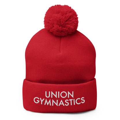 Pom-Pom Beanie | Union Gymnastics | Crest Logo