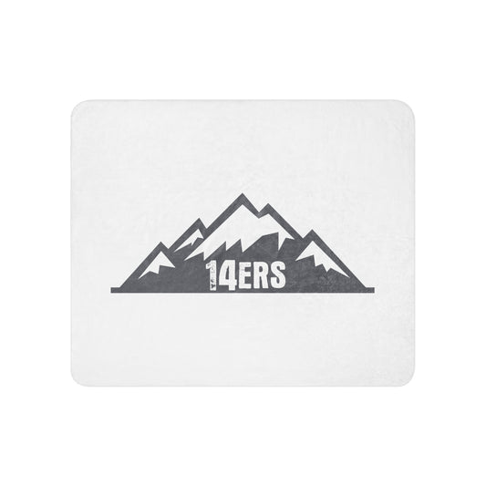Sherpa Blanket | 14ers Baseball | Grey Logo