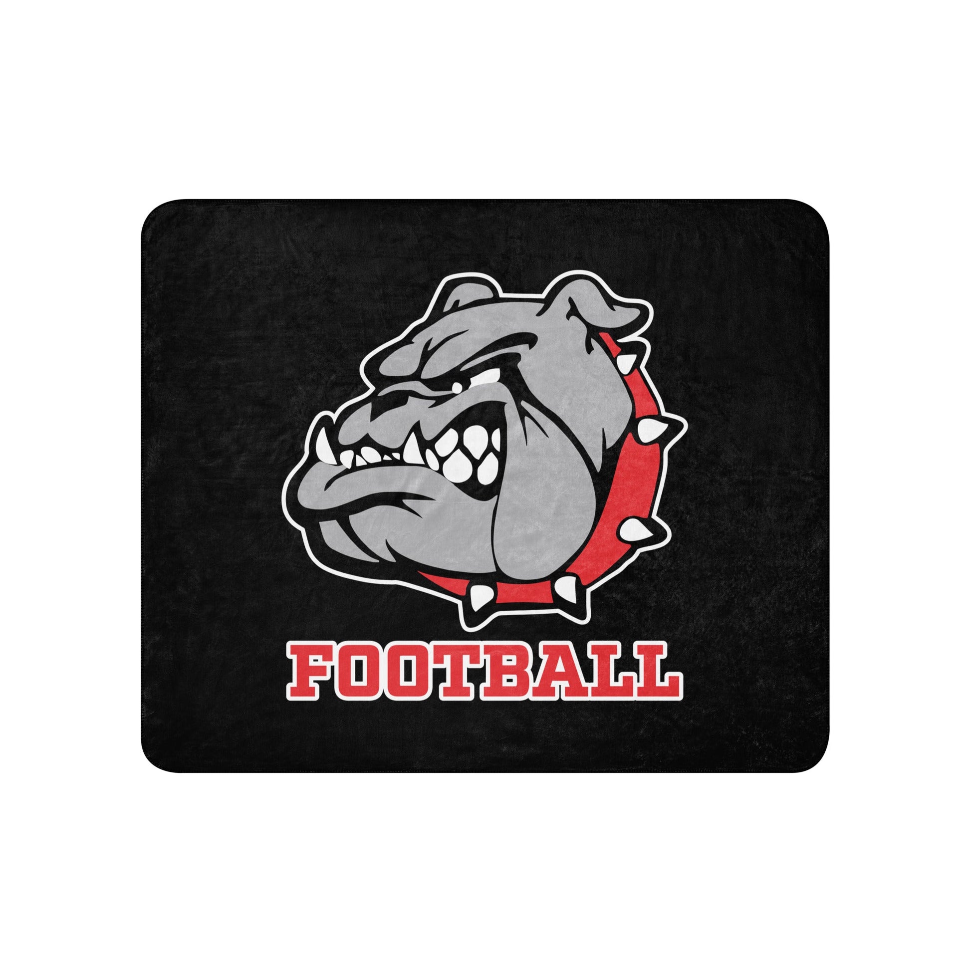 Sherpa Blanket | 6th Grade Bulldogs Team | Football Logo
