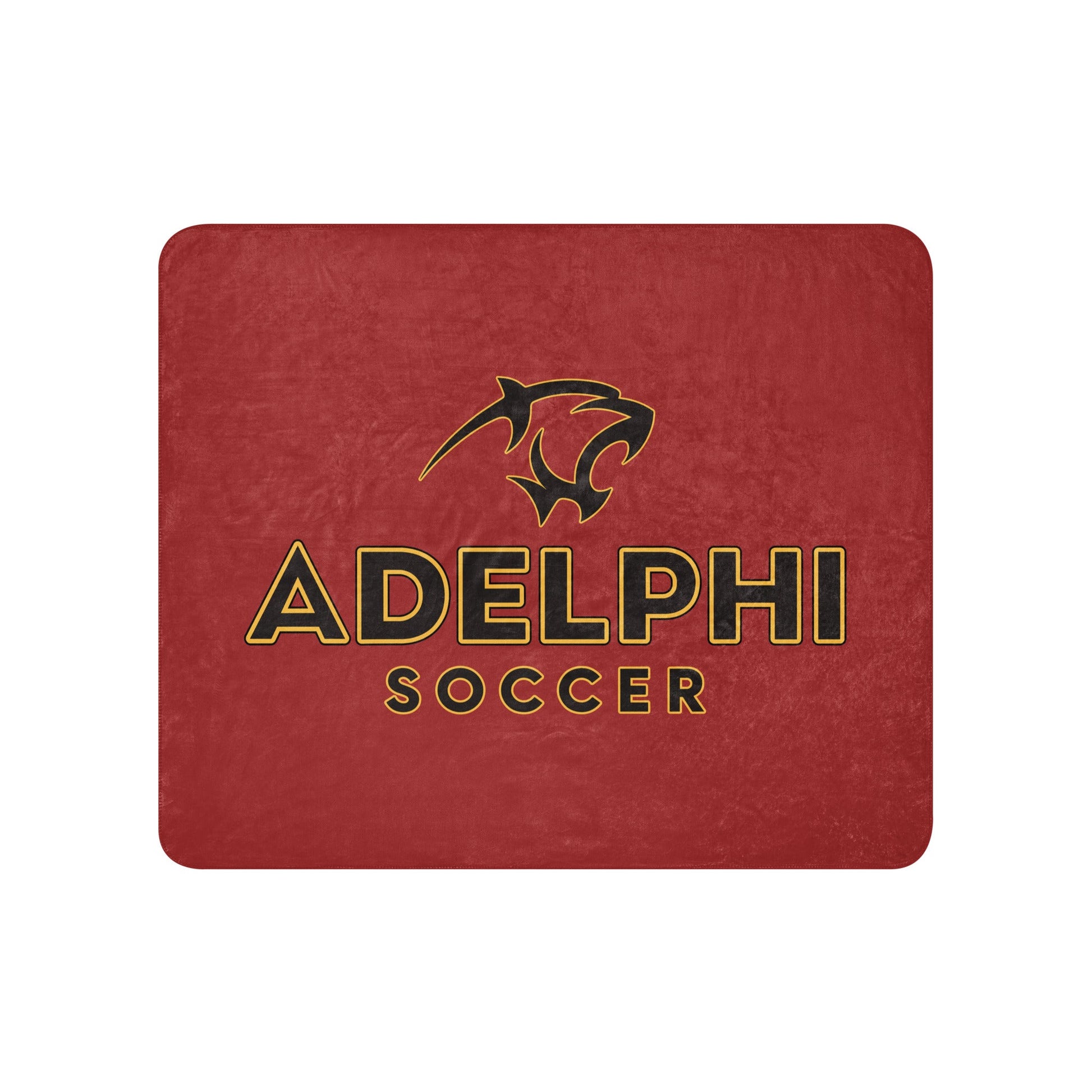 Sherpa Blanket | Adelphi Womens Soccer | Vanguard Mark Logo