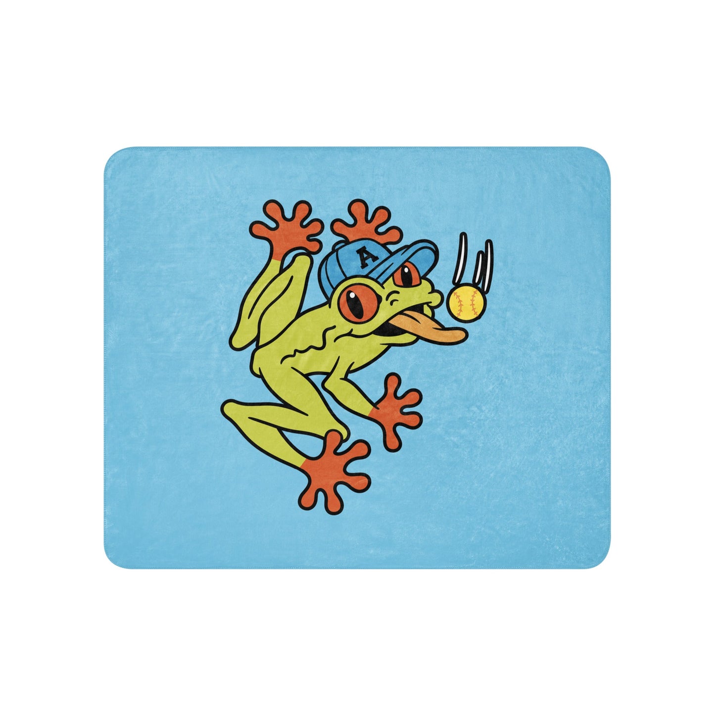 Sherpa Blanket | Aquasox Softball | Mascot Logo