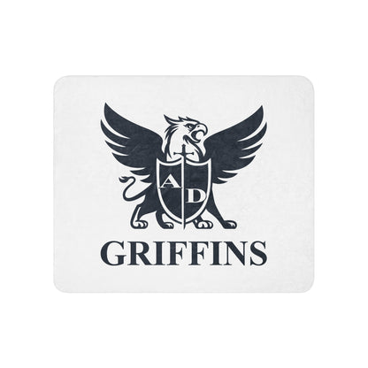 Sherpa Blanket | Arma Dei Academy Basketball | Griffin Logo