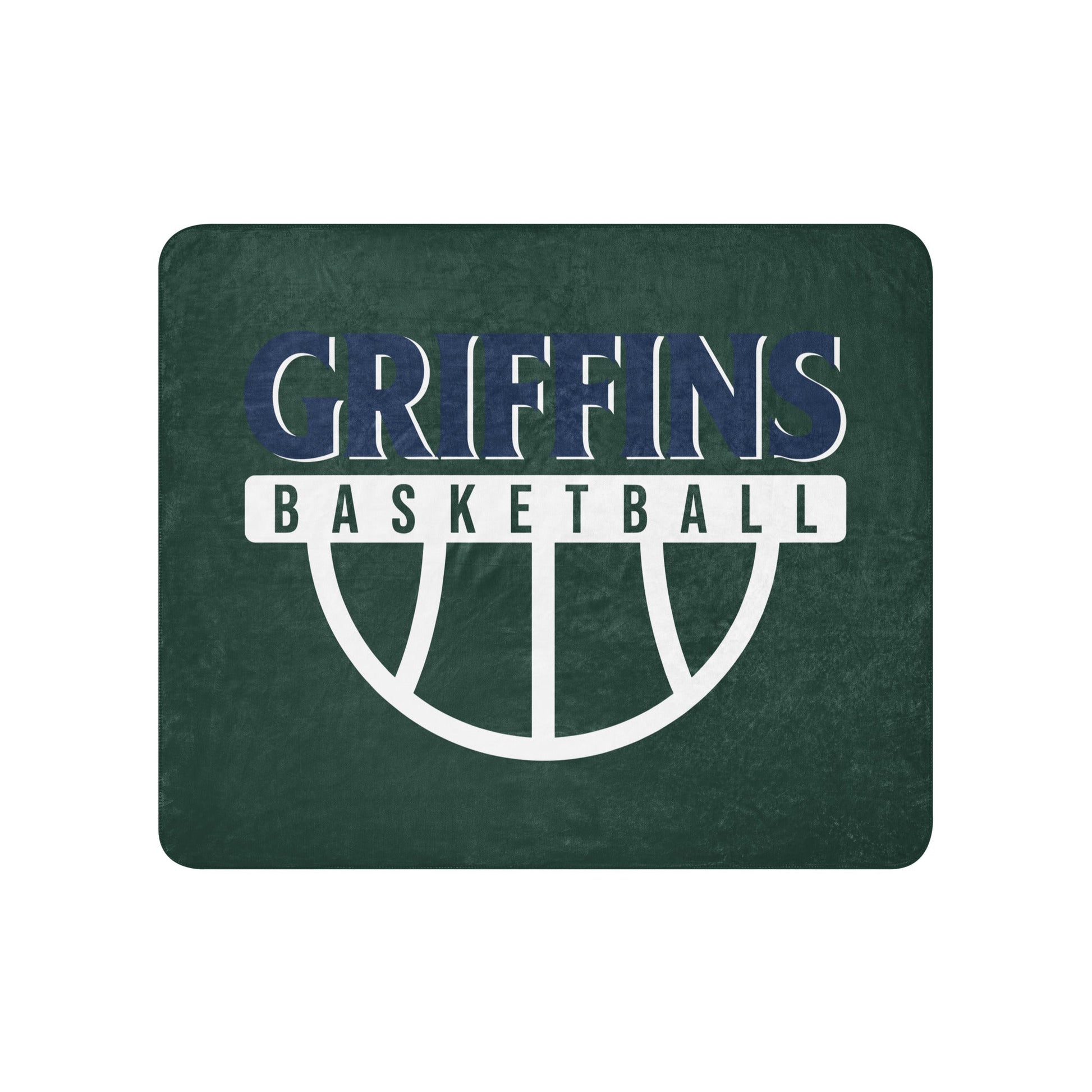 Sherpa Blanket | Arma Dei Academy Basketball | Griffins Basketball Logo