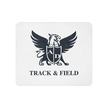 Sherpa Blanket | Arma Dei Academy Track and Field | Griffin Logo