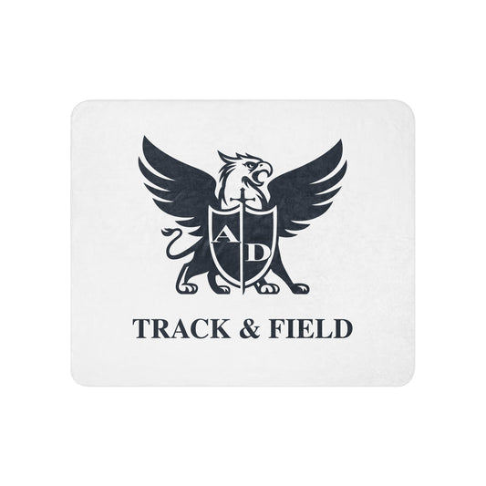 Sherpa Blanket | Arma Dei Academy Track and Field | Griffin Logo