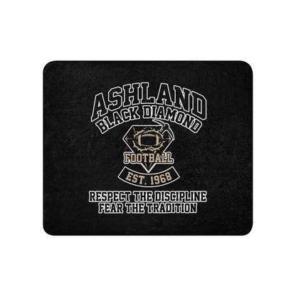 Sherpa Blanket | Ashland Black Diamonds | Emblem Logo