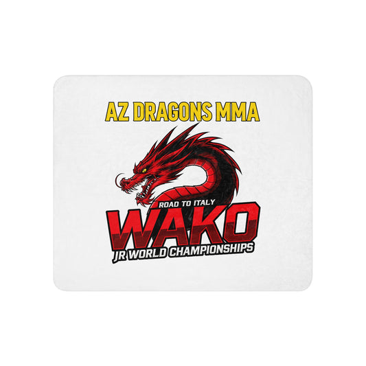 Sherpa Blanket | AZ DRAGONS MMA | Vanguard Logo