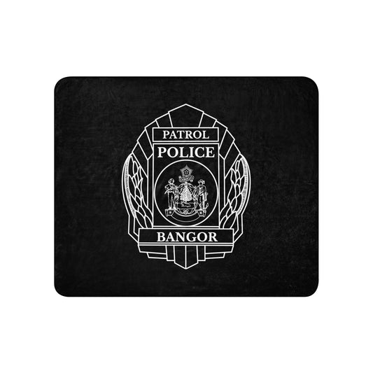 Sherpa Blanket | Bangor PD | Badge Logo