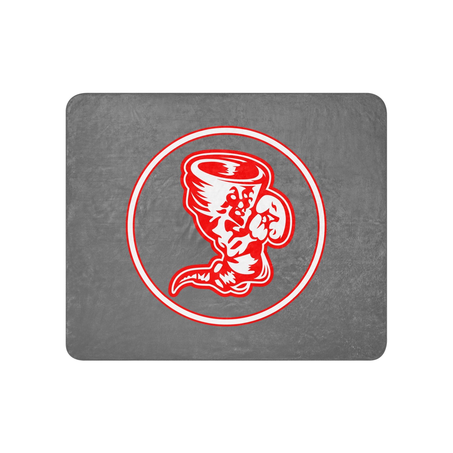 Sherpa Blanket | Bay High Softball | Badge Logo