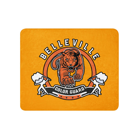 Sherpa Blanket | Belleville Community Guard Programs | Vanguard Logo