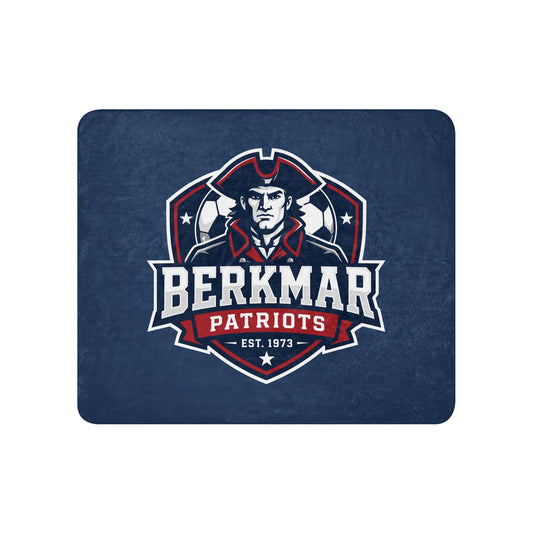 Sherpa Blanket | Berkmar High School Soccer | Shield Logo
