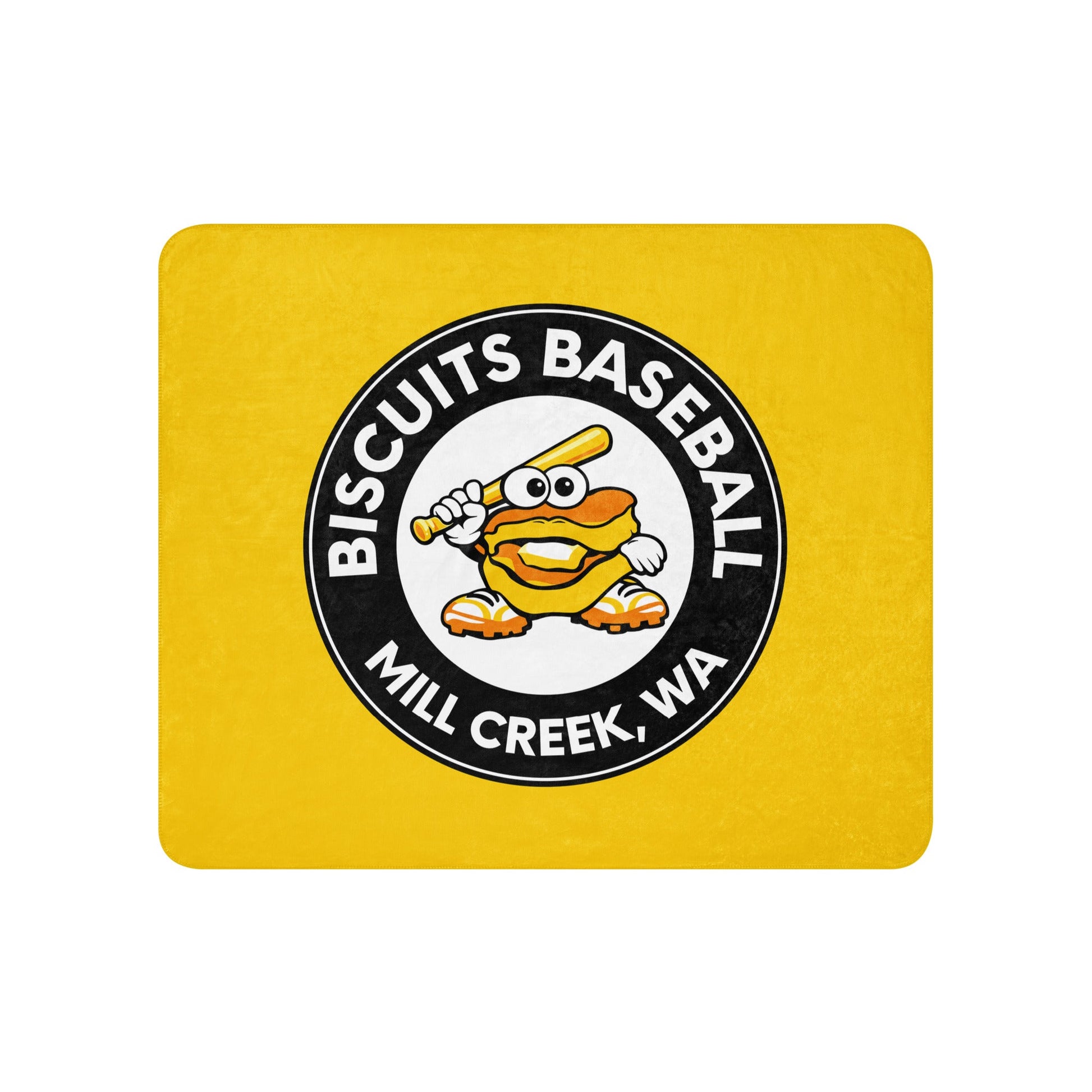 Sherpa Blanket | Biscuits Baseball MCLL | Mascot Logo