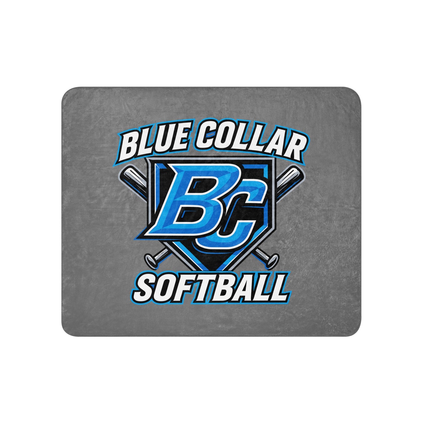 Sherpa Blanket | Blue Collar Softball 2034 | Shield Logo
