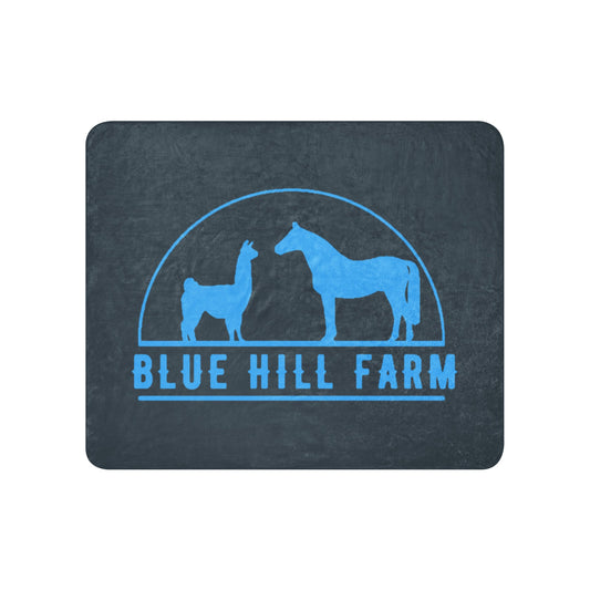 Sherpa Blanket | Blue Hill Farm | Emblem Logo
