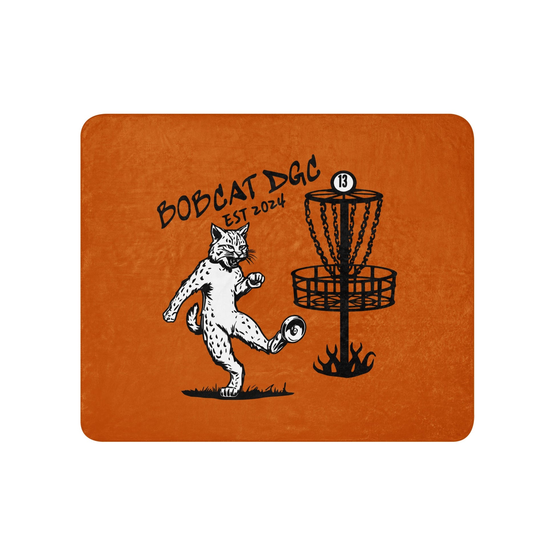 Sherpa Blanket | Bobcat DGC | Predator Disc Golf Logo
