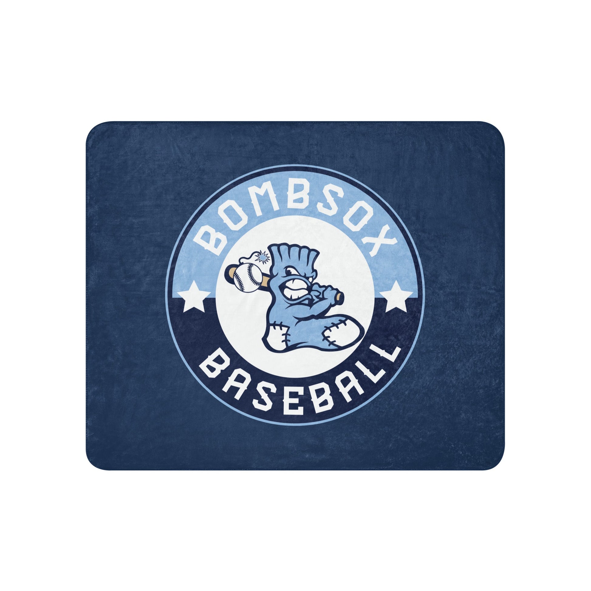 Sherpa Blanket | BombSox Baseball | Badge Logo