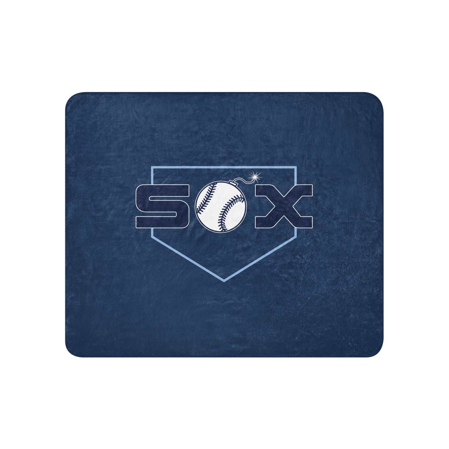 Sherpa Blanket | BombSox Baseball | Crest Logo