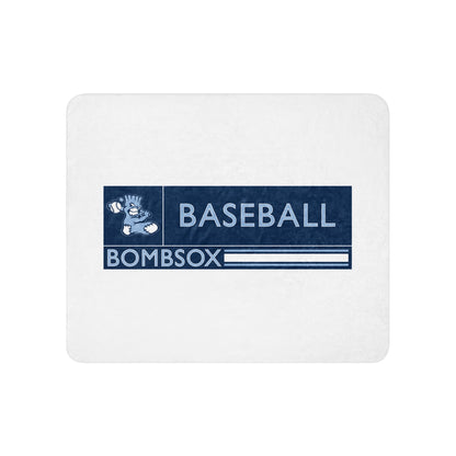 Sherpa Blanket | BombSox Baseball | Mark Logo
