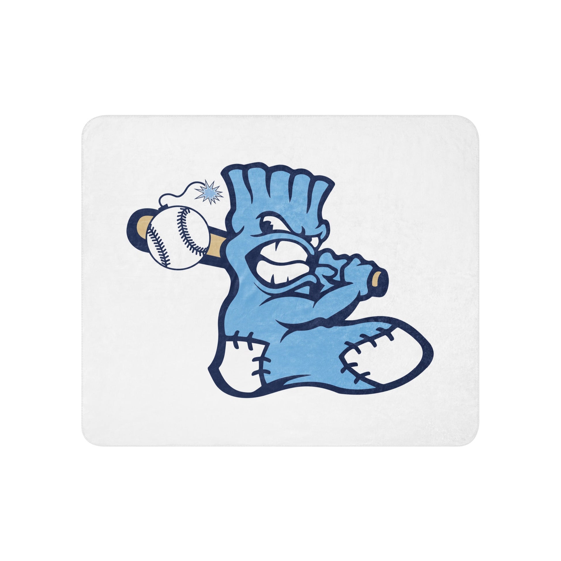 Sherpa Blanket | BombSox Baseball | Mascot Logo