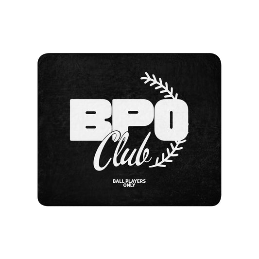 Sherpa Blanket | BPO Club | White Logo