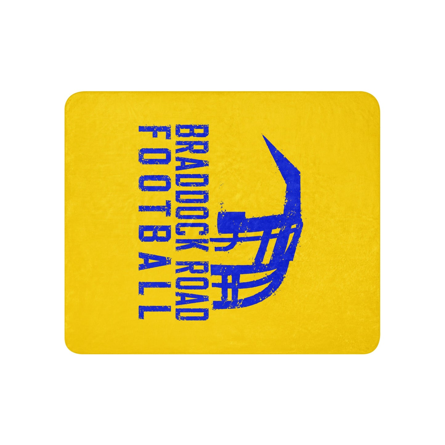 Sherpa Blanket | Braddock Road Football | Sideline Vertical Logo