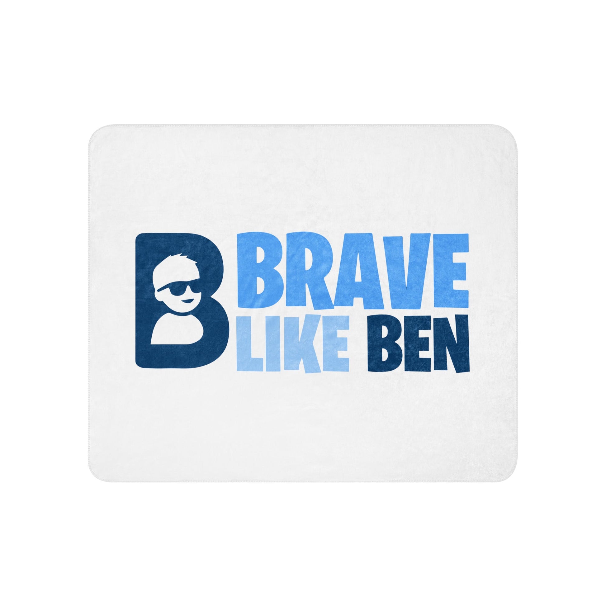 Sherpa Blanket | Brave Like Ben | Vanguard Logo