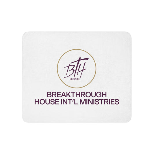 Sherpa Blanket | Breakthrough House International Ministries | Crest Logo