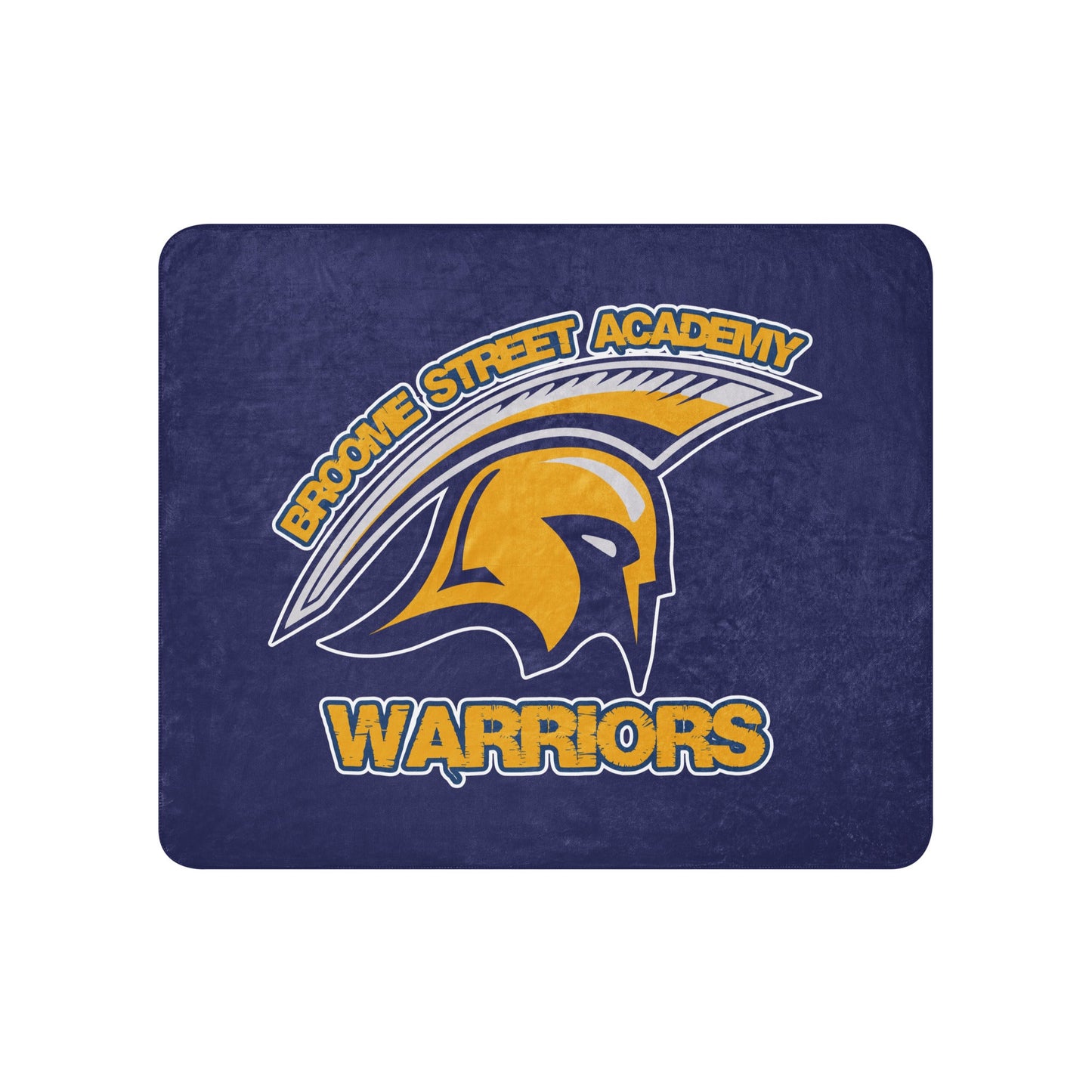 Sherpa Blanket | Broome Street Academy | Helmet Logo