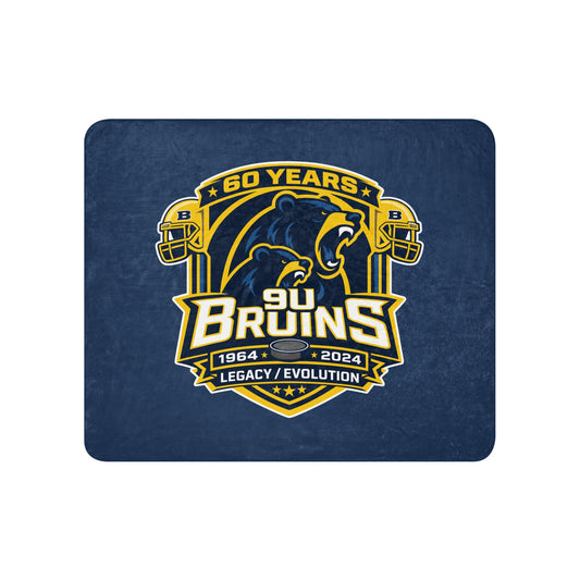 Sherpa Blanket | Bruins The Evolution | Legacy Crest Logo