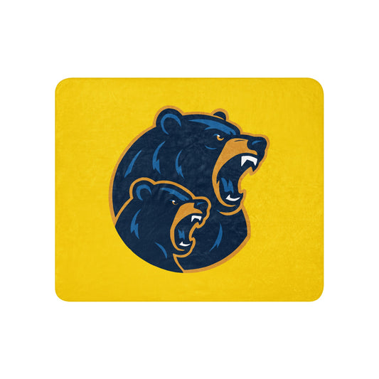 Sherpa Blanket | Bruins The Evolution | Vanguard Bears Logo