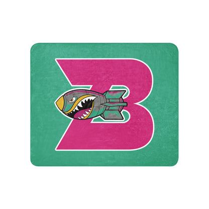 Sherpa Blanket | Buffalo Bomb Squad | Pink B
