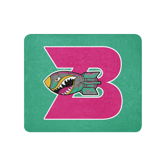 Sherpa Blanket | Buffalo Bomb Squad | Pink B