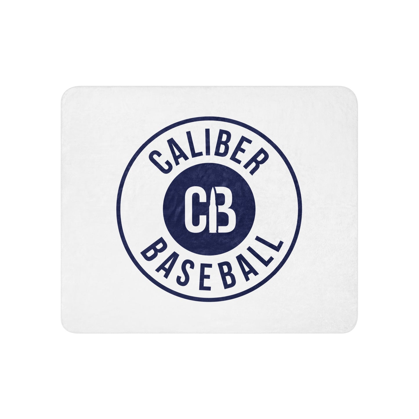 Sherpa Blanket | Caliber Baseball | Badge Logo