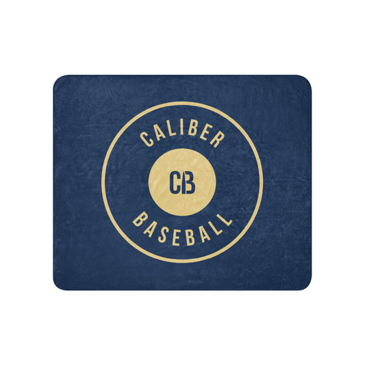 Sherpa Blanket | Caliber Baseball | Crest Logo