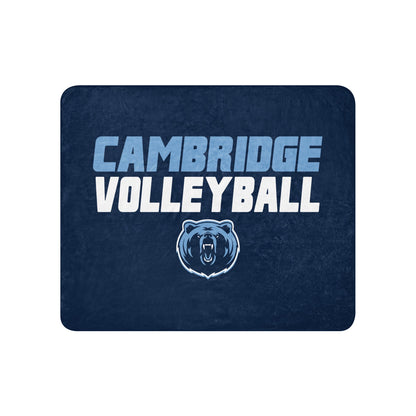 Sherpa Blanket | Cambridge Volleyball | Modern Logo