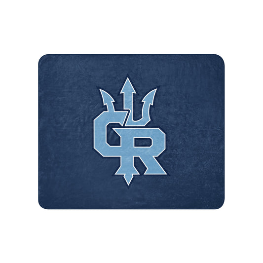 Sherpa Blanket | Cape Riptides Baseball | Crest Logo