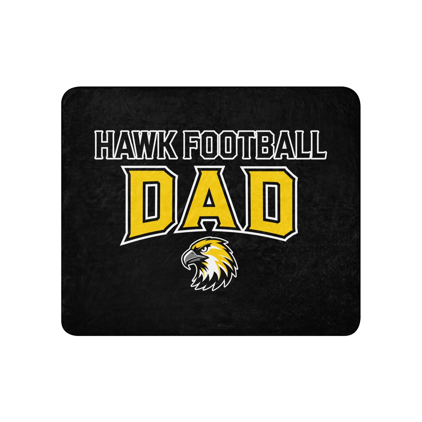 Sherpa Blanket | Cardinal Ohara Hawks | Football Dad Logo