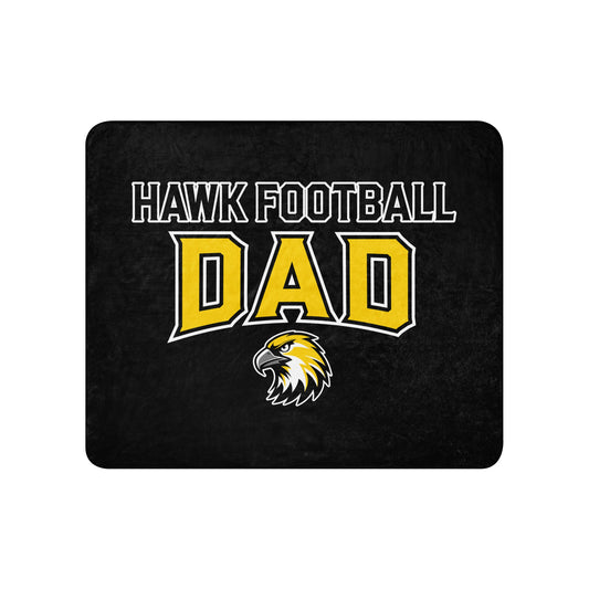 Sherpa Blanket | Cardinal Ohara Hawks | Football Dad Logo