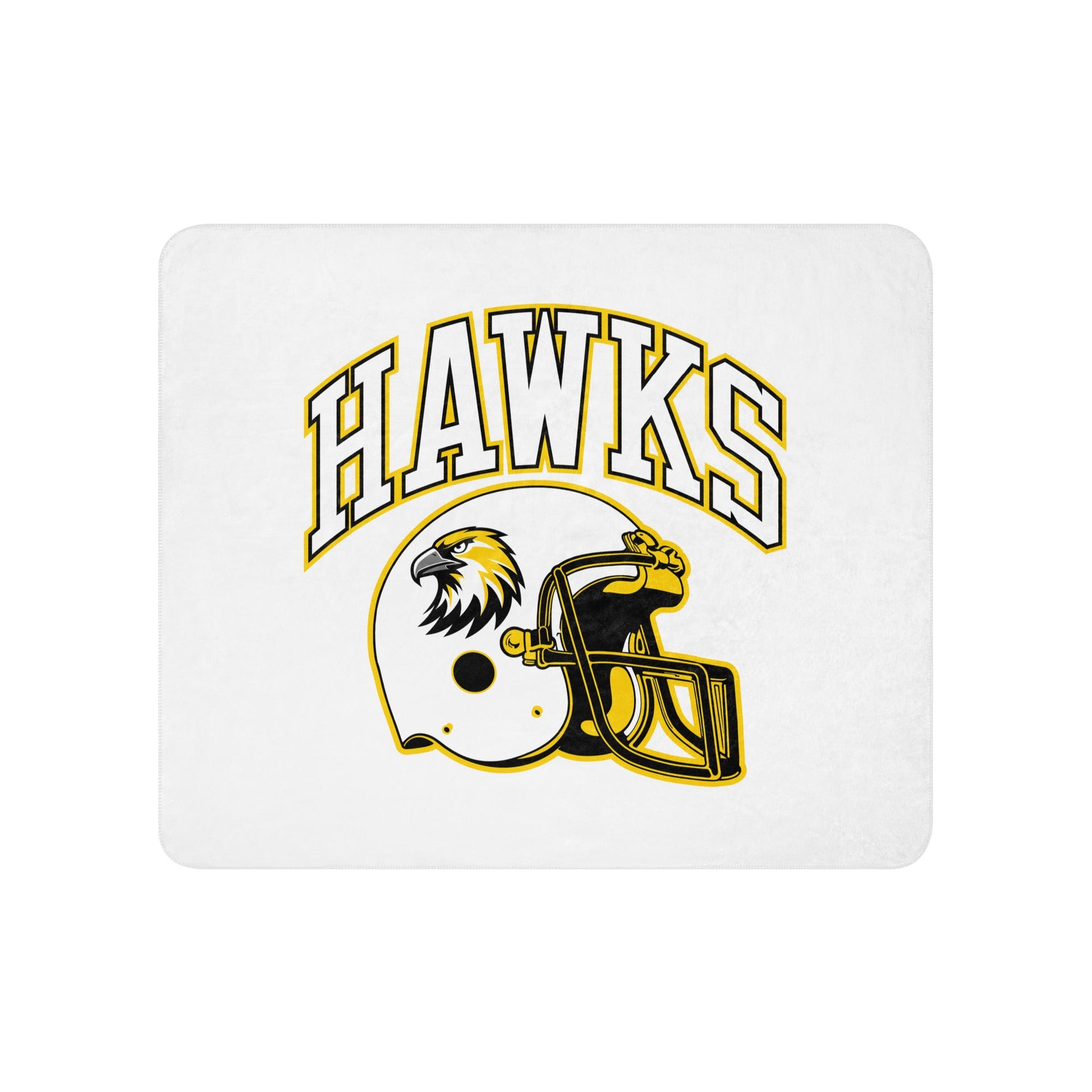 Sherpa Blanket | Cardinal Ohara Hawks | Football Helmet Logo