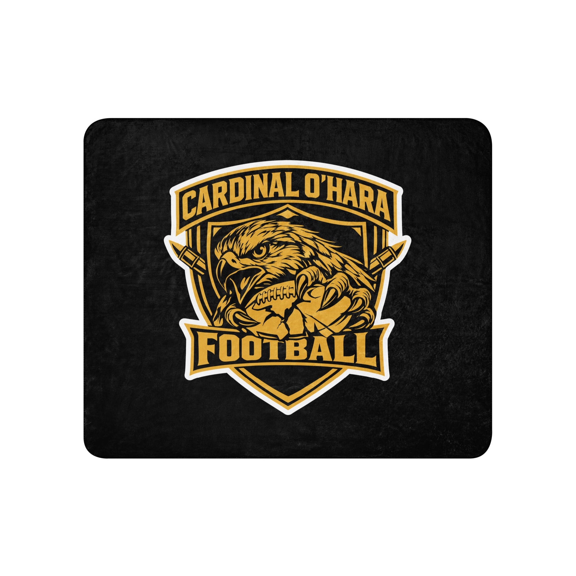 Sherpa Blanket | Cardinal Ohara Hawks | Shield Logo
