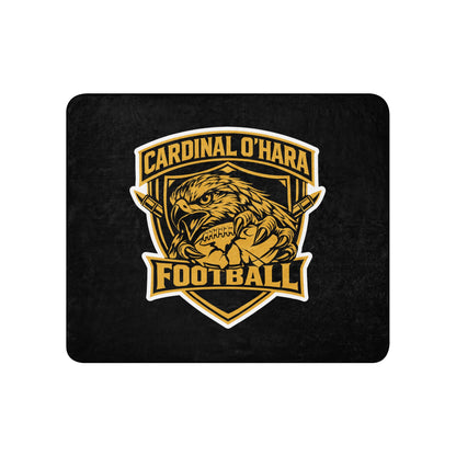 Sherpa Blanket | Cardinal Ohara Hawks | Shield Logo