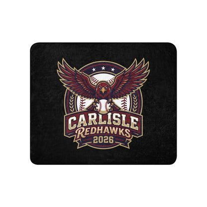 Sherpa Blanket | Carlisle Redhawks | Emblem Logo