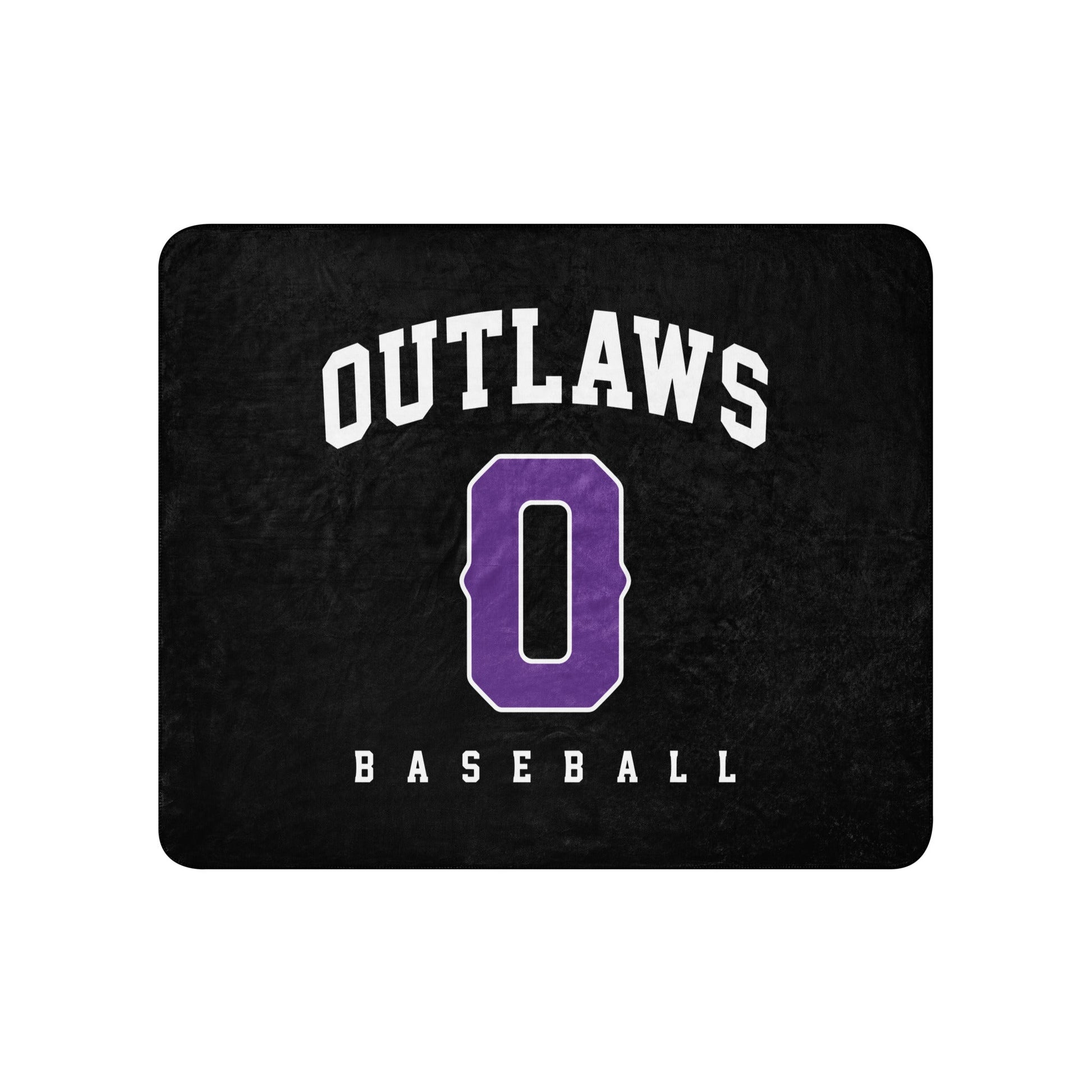 Sherpa Blanket | Carolina Outlaws Baseball | Atheltics Logo